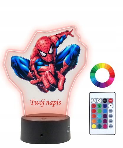 Led nachtlampe spiderman - led,