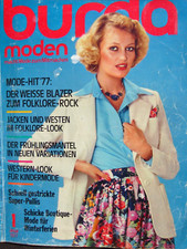 altes Burda Modeheft Ausgabe 1