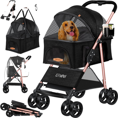 Hundewagen 2in1 hundebuggy - hundewagen,