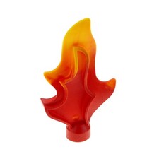 1x Lego Duplo Flamme 2x1x5 rot orange gelb Drache Schiff Feuer 4249240 51703pb01