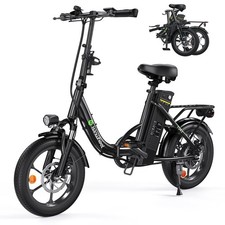 Klappbar E-Bike 16" Elektrofahrrad E bike Moped E-City Bike bis 88 km Reichweite