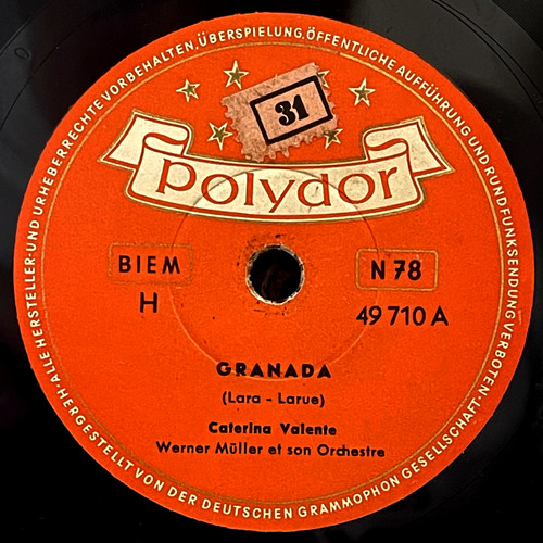 Caterina valente granada - valente, –