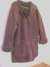 DAMEN PELZJACKE MIT KAPUZE Gr