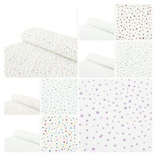 Baumwoll - Jersey Stoff Punkte bunt - Meterware ab 25 x 150 cm - zum Nähen