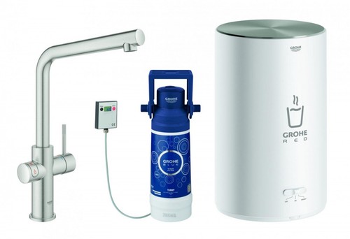 Grohe red duo - red, küchenarmatur