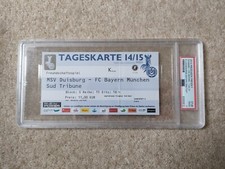 ✔️ PSA Ticket Lewandowski Bayern München Debüt Duisburg 2014 Erstes Tor