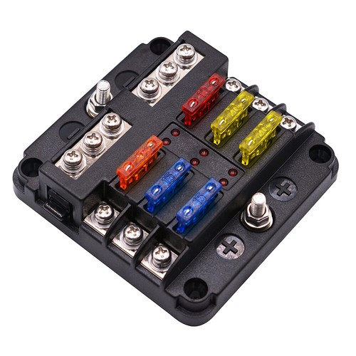 Fach kfz sicherungshalter - 6-fach,