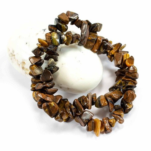 Tigerauge splitter armband - tigerauge,