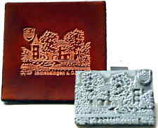 IMMENDINGEN a. D. MESSING Stempel LEDER Prägen PRÄGEWERKZEUG Prägestempel METALL