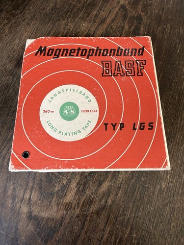 Basf magnetophonband typ lgs - magnetophonband,
