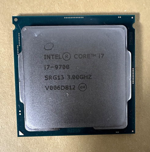 Intel core 9700 - core, 8-core