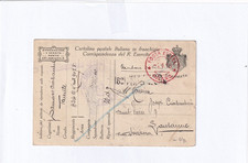 RA121/ Italien Kriegsgefangenenpost in Frankreich Bildkarte oo