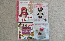 4 crochet pattern books