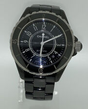 CHANEL Paris Uhr J12 Schwarze Keramik 38mm Automatik NP:6500.-€