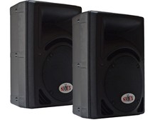 Profi DJ Fullrange-Box Monitorbox Kunststoffgehäuse 20cm/8" Woofer 1 Paar 