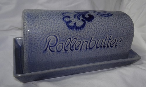 Rollenbutterbehälter steingut - rollenbutterbehälter,