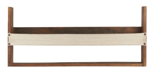 Wandregal regal mit gurt holz - wandregal,