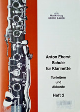 Prof. Anton Eberst-Schule für Klarinette-Tonleitern u. Akkorde-Heft 2 - Nr. 8352
