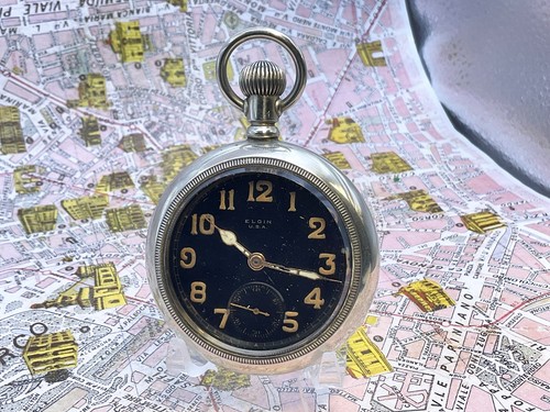 Elgin militär taschenuhr - militär,