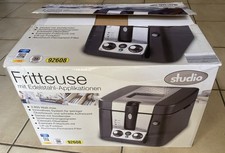 Studio Fritteuse 92608  – 2800W – Edelstahl – klassische Fritteuse Fritöse