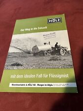 Prospekt  Original Hölz Vakuum Tankwagen Schlepper Brochure Wangen Allgäu