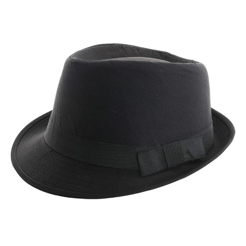Schwarze trilby hut gangster - schwarze,