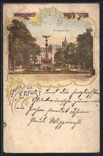 Ansichtskarte Erfurt, Partie