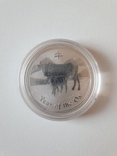 Lunar II Ochse 2009 1 oz / 1 Unze Silber Münze 999