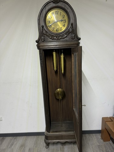 Alte standuhr eiche - alte, schwarz