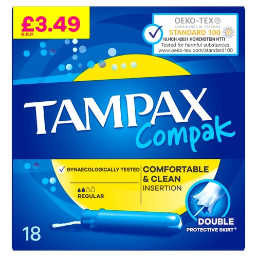 Tampax compak regular tampons - compak,