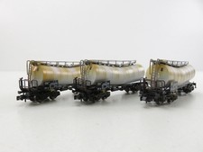(RBT164) Fleischmann 846005 Knickkesselwagen-Set Zacens, gealterte Ausführung...
