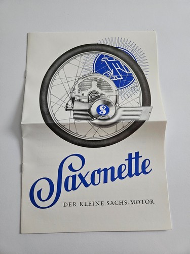 Saxonette 1938 prospekt - saxonette,