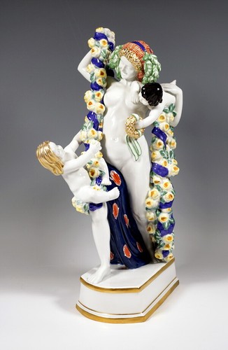 Grosse meissen figur gruppe - figur,