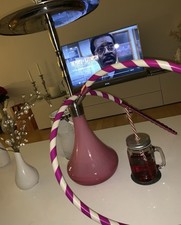 Shisha Brodator 650 Scorpion Flamingo In Rosa mit candyschlauch PREIS VHB