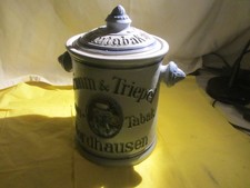 Grimm und Triepel Kautabaktopf Steingut Keramik ca 23cm