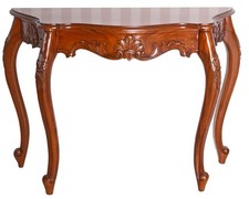 Beistelltisch Massivholz Tisch Antik Nachttisch Konsole Rokoko Holzkonsole Retro