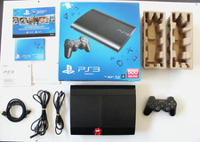 Playstation 3 PS 3 Konsole Super Slim Schwarz 500GB + Controller + OVP