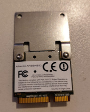 Atheros WLAN PCIe Mini Card