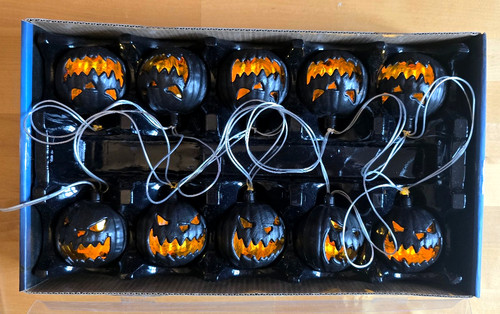 Kürbis pumpkin lichterkette - pumpkin,