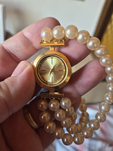 Damen uhr perlenarmband luxus - damen,