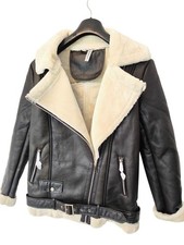 Stylische Pilotenjacke aus Polyester mit Kunstfell – Warm, Leicht & Modern