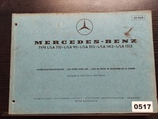 517 Mercedes Benz Fahrerhaus - Ersatzteilliste L/LA 710 911 1113 1413 1513 20068