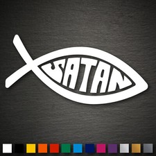 14040 Satan Fisch Aufkleber