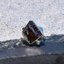 Boulder Opal Ring, 925er