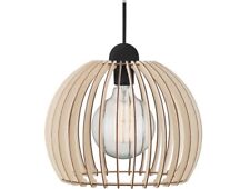 NORDLUX Pendel Hänge Leuchte Lampe CHINO 30 Holz braun 30x26cm