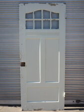 Zimmertür Jugendstil, Lichtausschnitt, Glas, Sprossen, DIN. rechts / H219xB91xS4