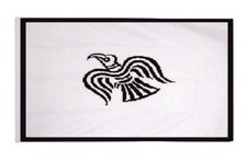 Fahne Flagge Raven Wikinger 90