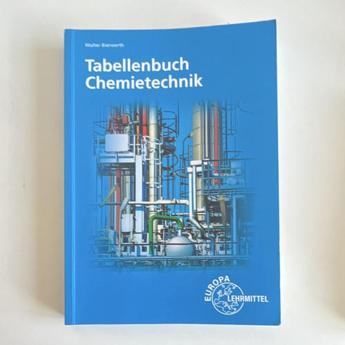 Tabellenbuch chemietechnik - tabellenbuch,