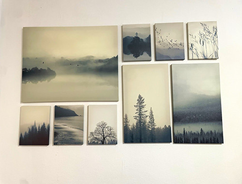 Wandbilder drucke set natur - set,
