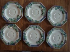 6 Unterteller, Untertassen